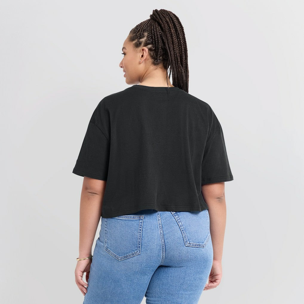 NBA Los Angeles Lakers Women's Elements Super Soft Boxy Cropped T-Shirt