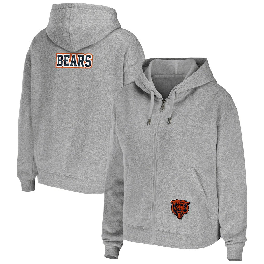WEAR by Erin Andrews Women's Team Full-Zip Hoodie - Chicago Bears