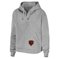 WEAR by Erin Andrews Women's Team Full-Zip Hoodie - Chicago Bears