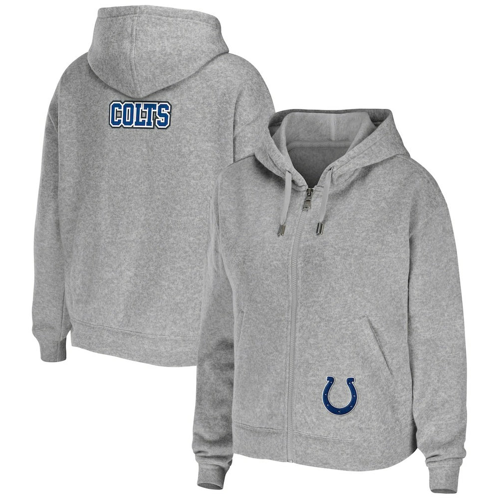 WEAR by Erin Andrews Women's Team Full-Zip Hoodie - Indianapolis Colts