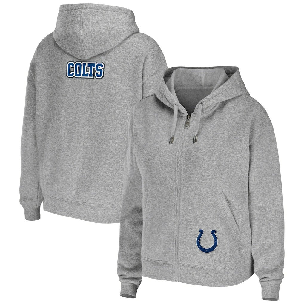 WEAR by Erin Andrews Women's Team Full-Zip Hoodie - Indianapolis Colts