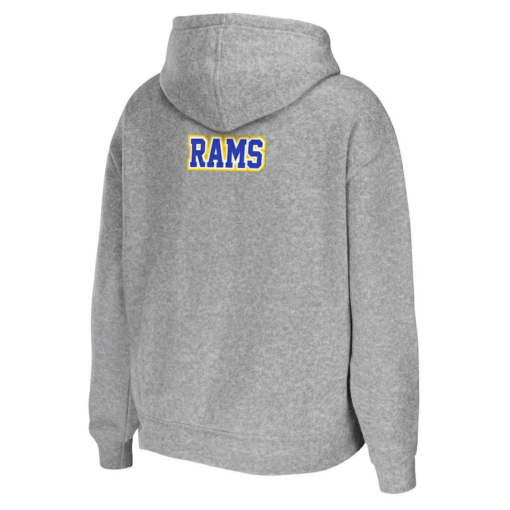WEAR by Erin Andrews Women's Team Full-Zip Hoodie - Los Angeles Rams