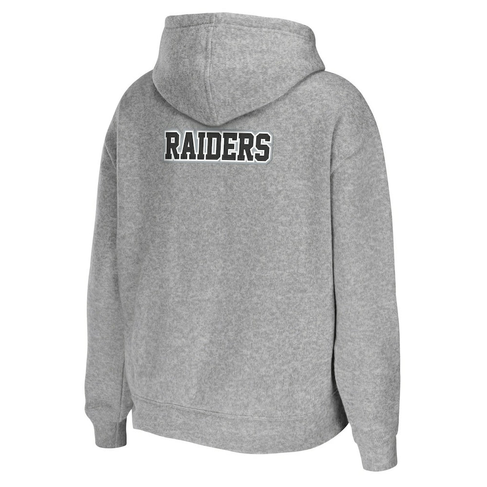 WEAR by Erin Andrews Women's Team Full-Zip Hoodie - Las Vegas Raiders