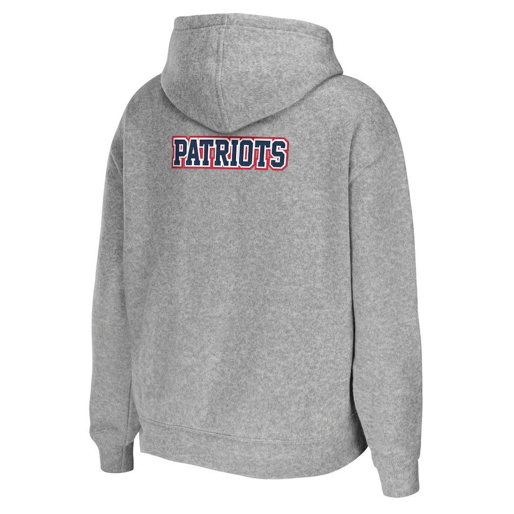 WEAR by Erin Andrews Women's Team Full-Zip Hoodie - New England Patriots