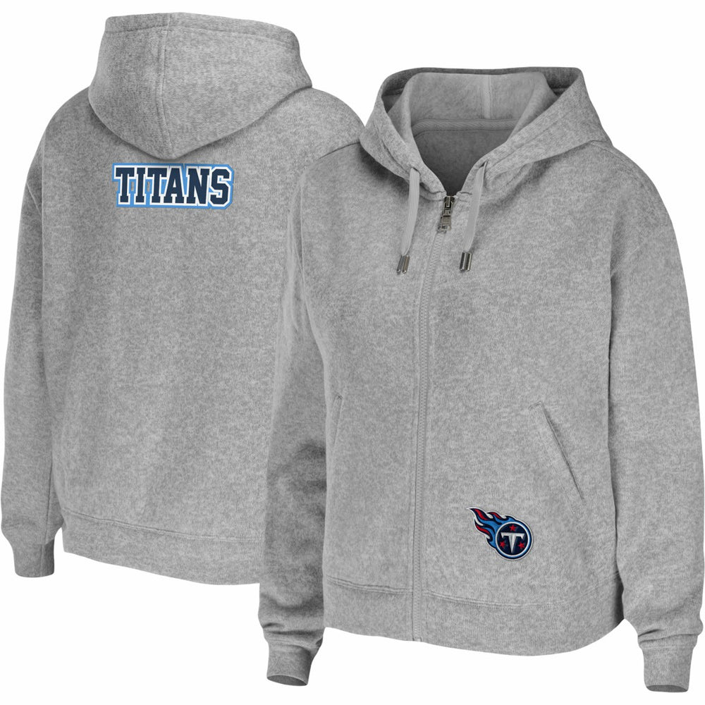 WEAR by Erin Andrews Women's Team Full-Zip Hoodie - Tennessee Titans