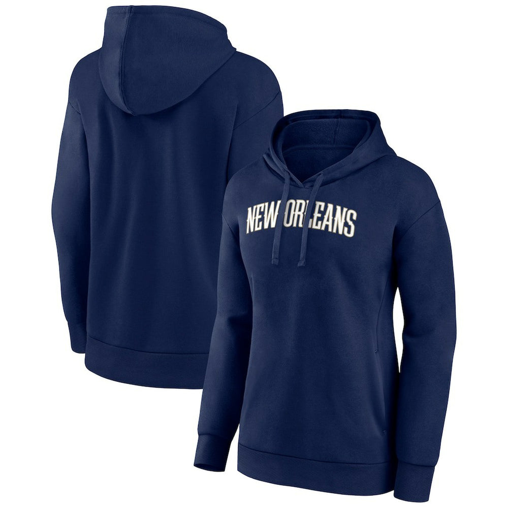 NBA New Orleans Pelicans Women's Wordmark Alt Pullover Hoodie