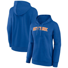 NBA New York Knicks Women's Wordmark Alt Pullover Hoodie