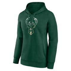 NBA Milwaukee Bucks Women's Gradient Logo Pullover Hoodie
