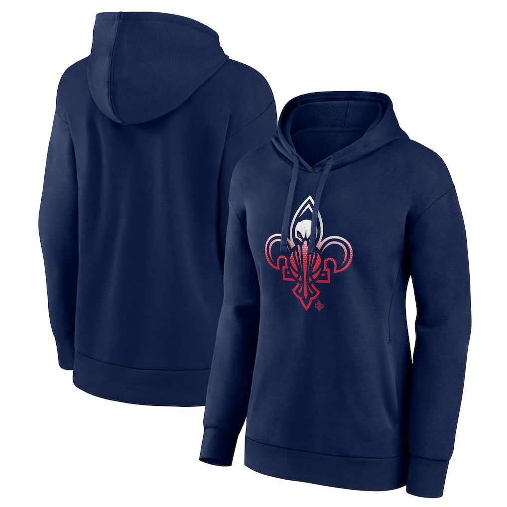 NBA New Orleans Pelicans Women's Gradient Logo Pullover Hoodie