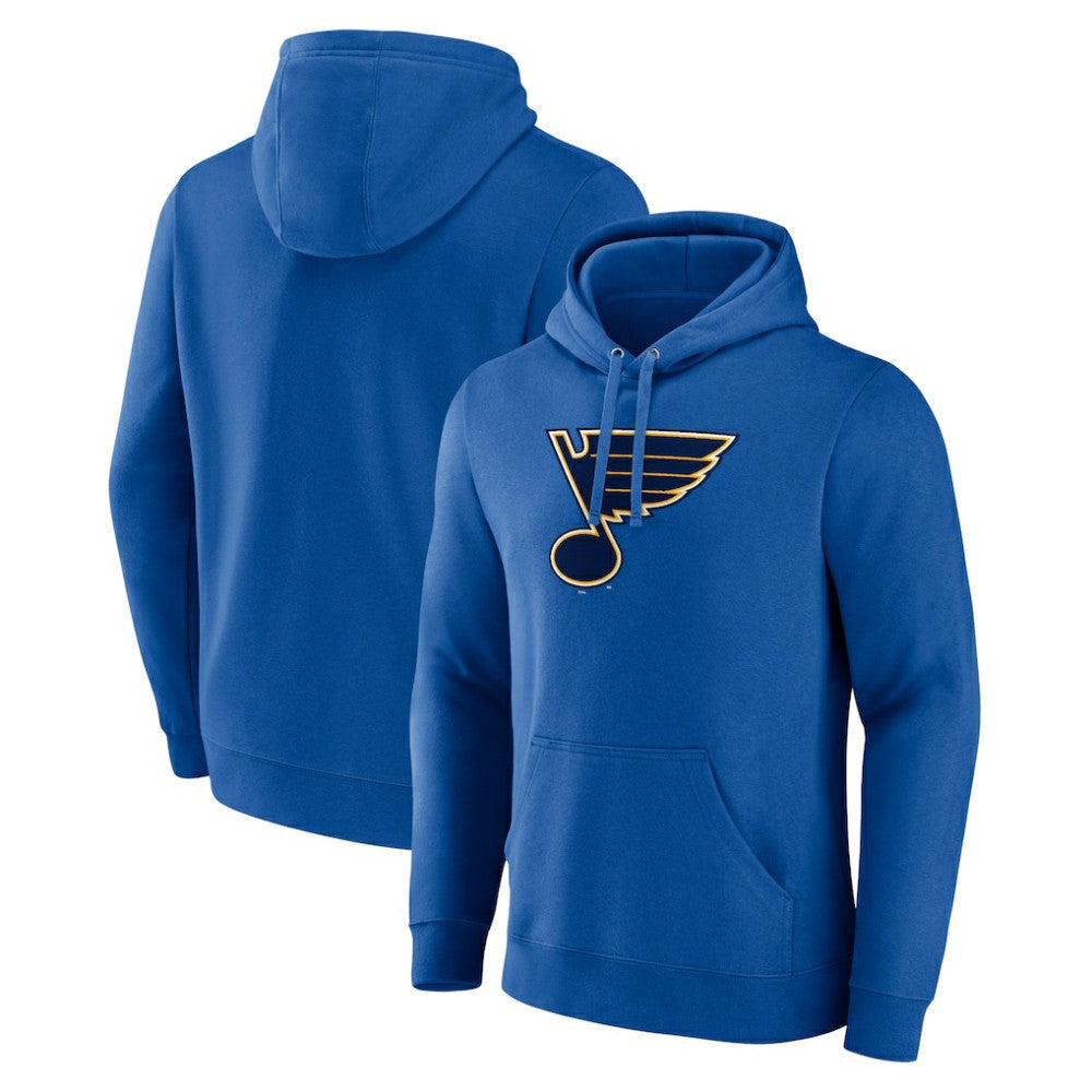 NHL Blue St. Louis Blues Fanatics Primary Logo Pullover Hoodie