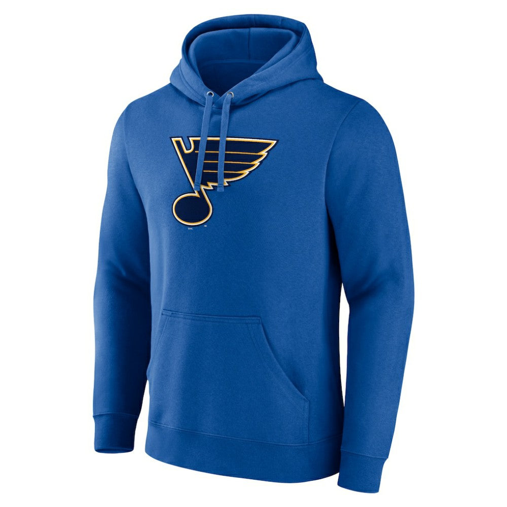 NHL Blue St. Louis Blues Fanatics Primary Logo Pullover Hoodie