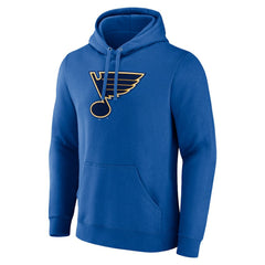 NHL Blue St. Louis Blues Fanatics Primary Logo Pullover Hoodie