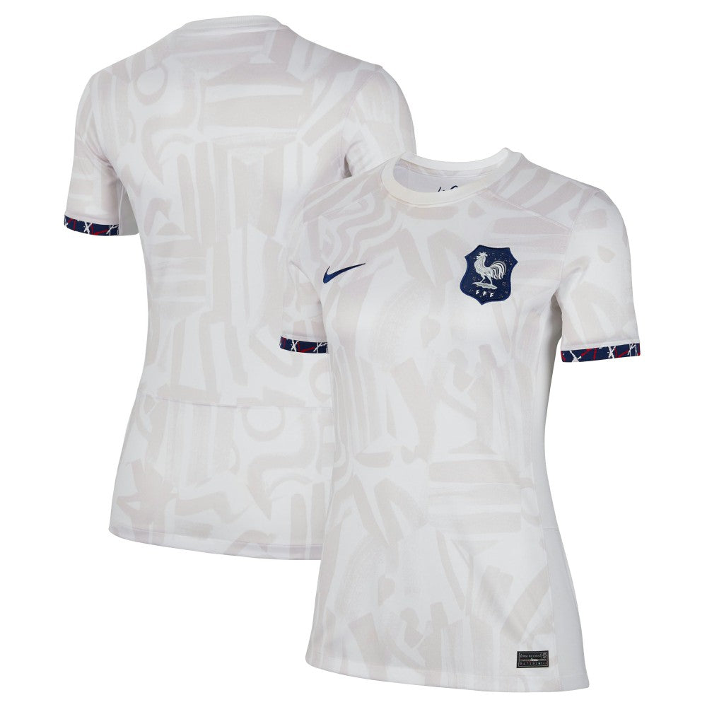 France Women's National Team Women's 2023 Away Stadium Replica Jersey - Nike White