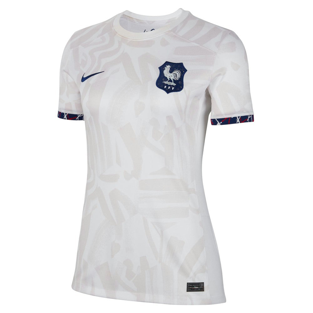 France Women's National Team Women's 2023 Away Stadium Replica Jersey - Nike White