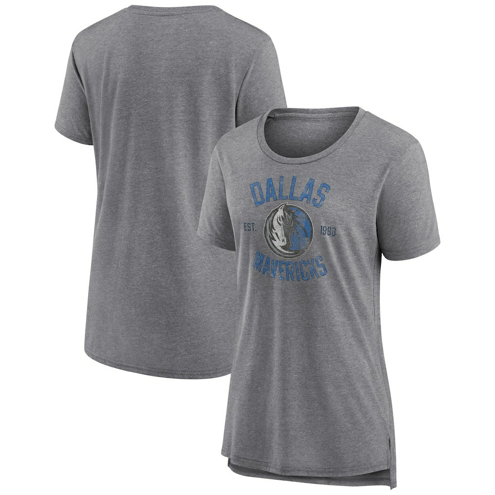 NBA Dallas Mavericks Women's Heritage Tri-Blend T-Shirt sale