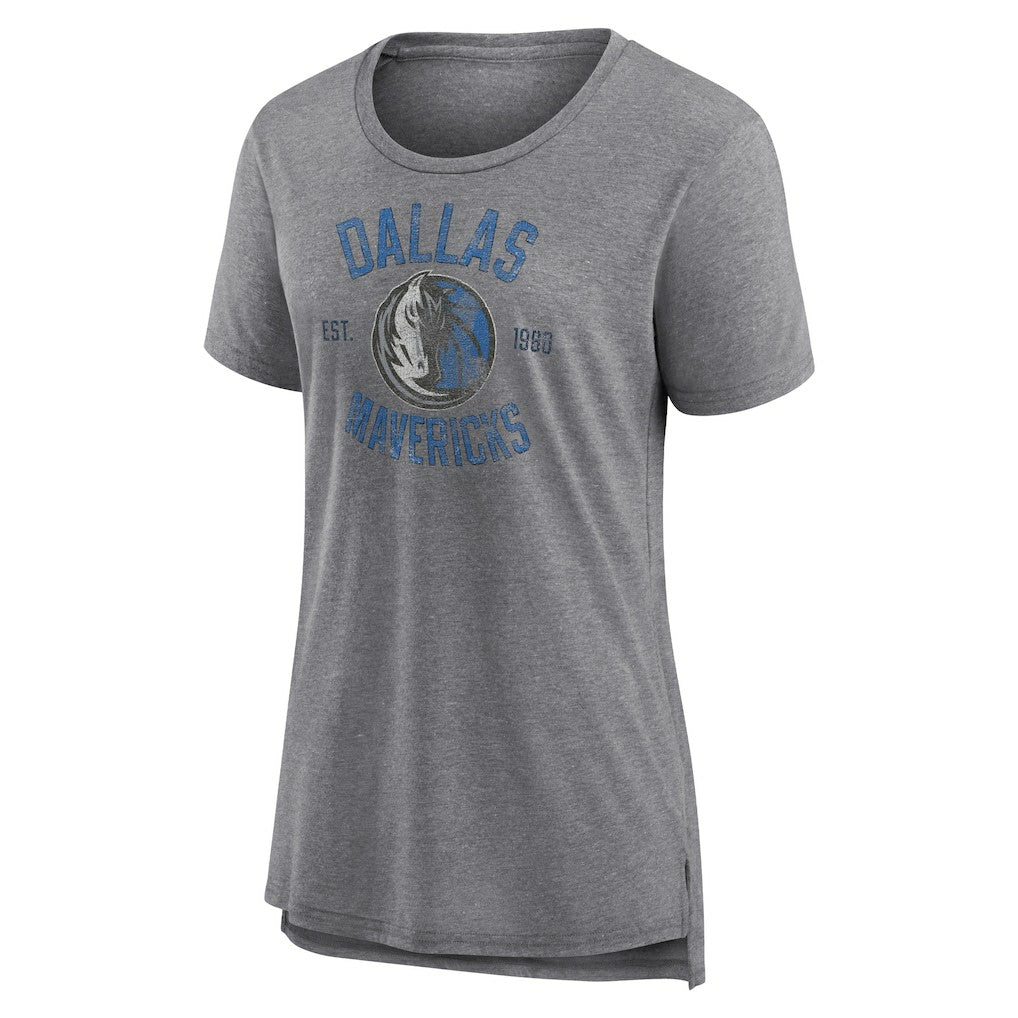 NBA Dallas Mavericks Women's Heritage Tri-Blend T-Shirt sale
