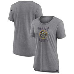 NBA Denver Nuggets Women's Heritage Tri-Blend T-Shirt sale