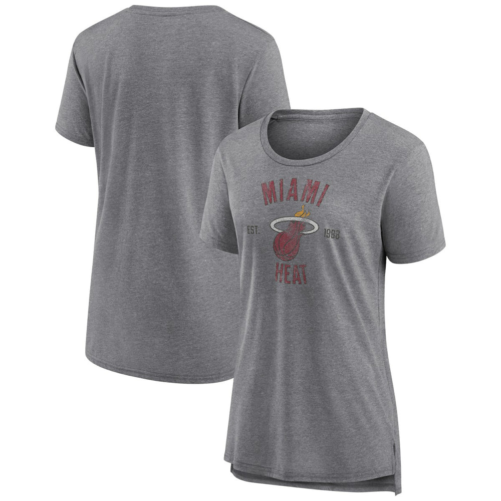 NBA Miami Heat Women's Heritage Tri-Blend T-Shirt