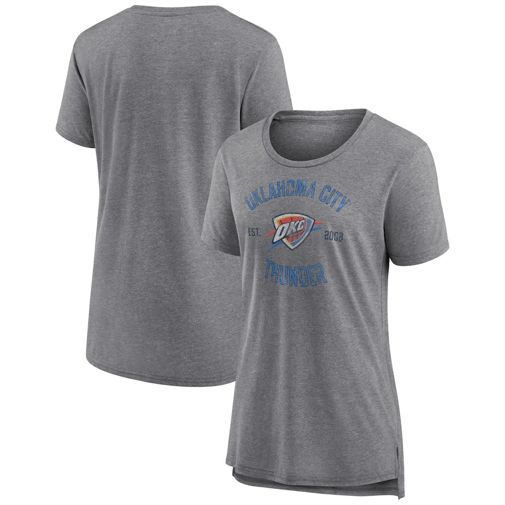 NBA Oklahoma City Thunder Women's Heritage Tri-Blend T-Shirt