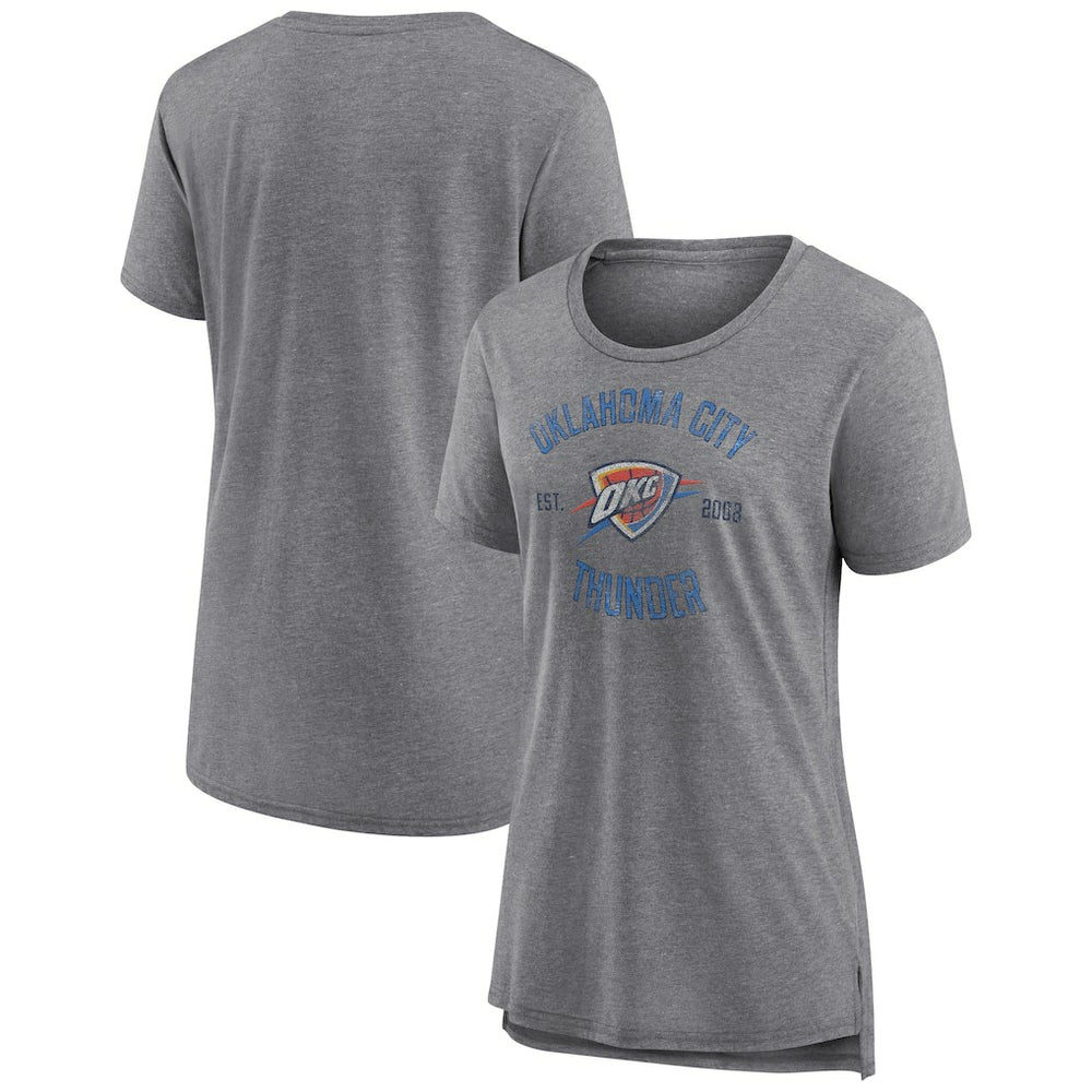 NBA Oklahoma City Thunder Women's Heritage Tri-Blend T-Shirt