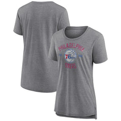 NBA Philadelphia 76ers Women's Heritage Tri-Blend T-Shirt