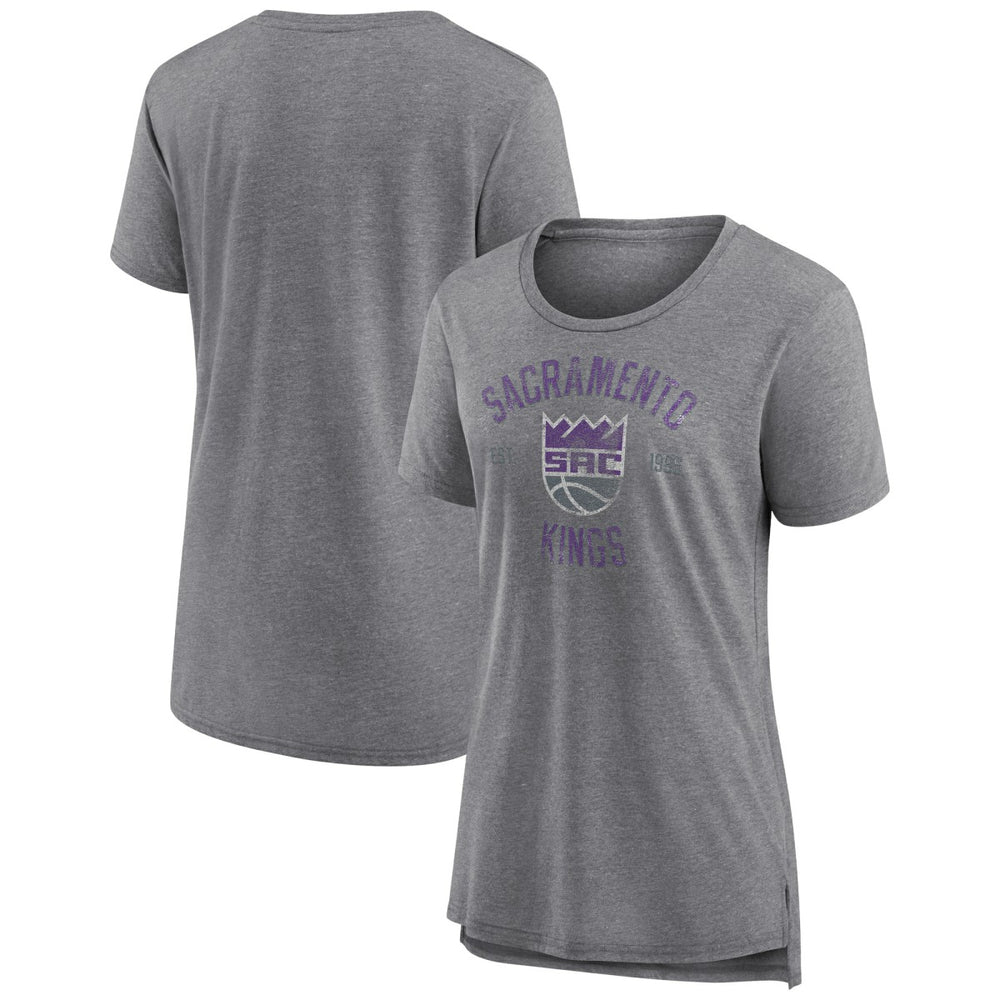NBA Sacramento Kings Women's Heritage Tri-Blend T-Shirt