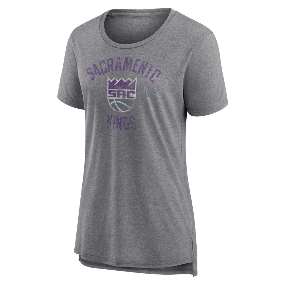 NBA Sacramento Kings Women's Heritage Tri-Blend T-Shirt