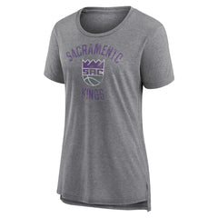 NBA Sacramento Kings Women's Heritage Tri-Blend T-Shirt