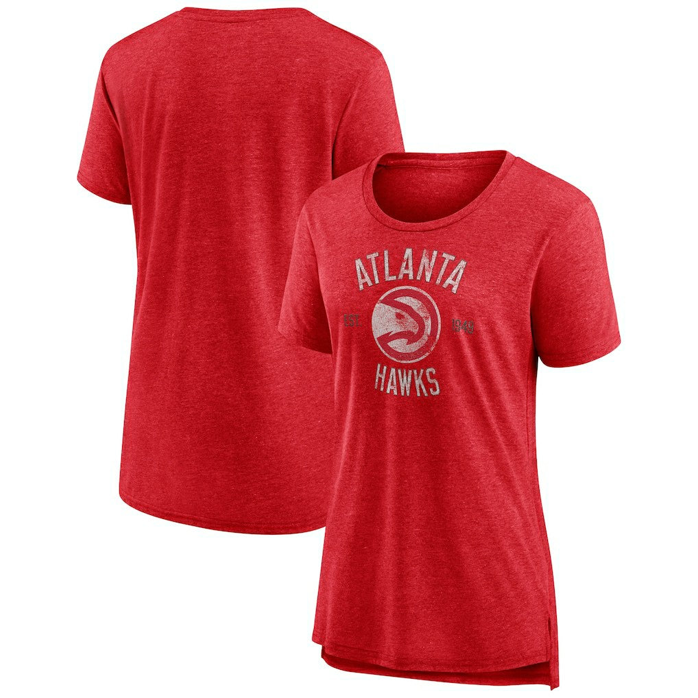 NBA Atlanta Hawks Women's Heritage Tri-Blend T-Shirt