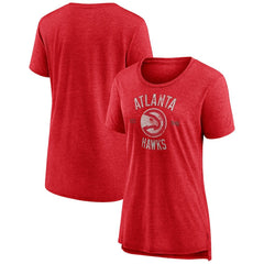 NBA Atlanta Hawks Women's Heritage Tri-Blend T-Shirt
