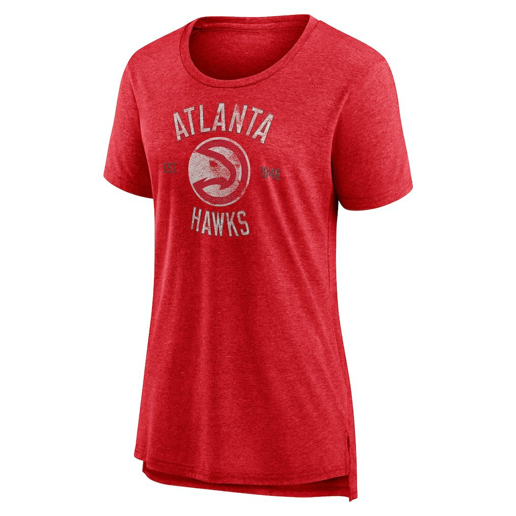 NBA Atlanta Hawks Women's Heritage Tri-Blend T-Shirt
