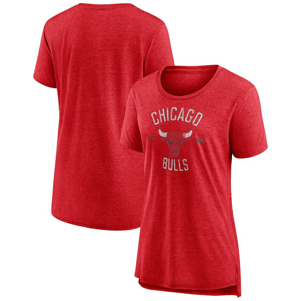 NBA Chicago Bulls Women's Heritage Tri-Blend T-Shirt sale