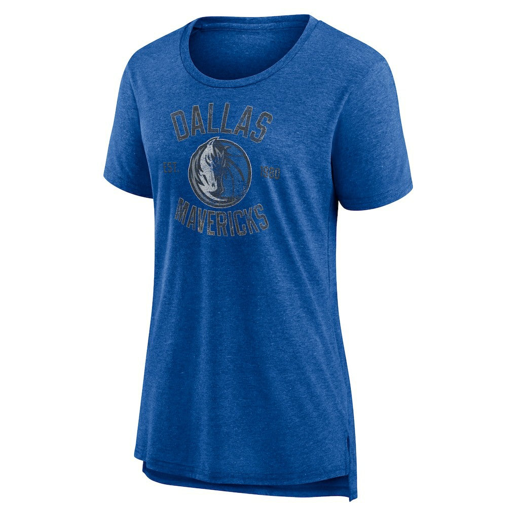 NBA Dallas Mavericks Women's Heritage Tri-Blend T-Shirt sale