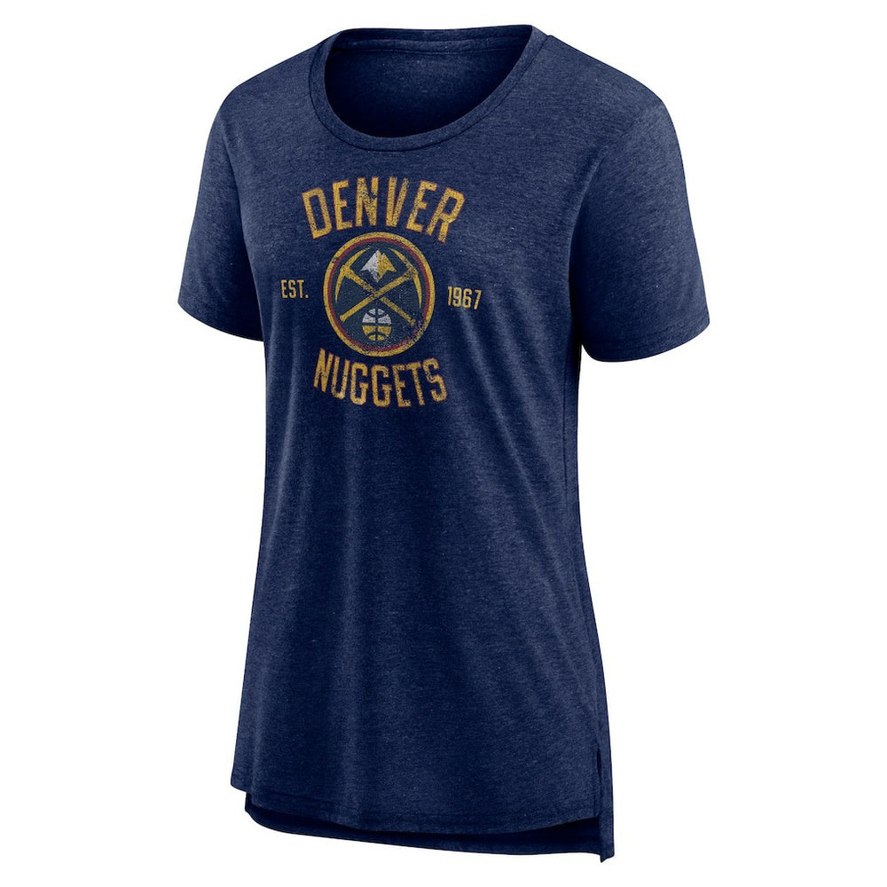 NBA Denver Nuggets Women's Heritage Tri-Blend T-Shirt sale