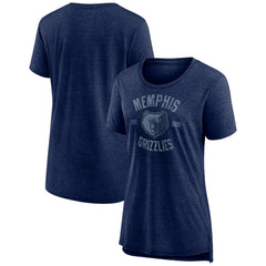 NBA Memphis Grizzlies Women's Heritage Tri-Blend T-Shirt