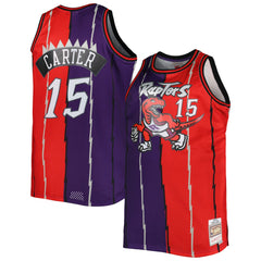 NBA Vince Carter Toronto Raptors Big & Tall Hardwood Classics 1998/99 Split Swingman Jersey