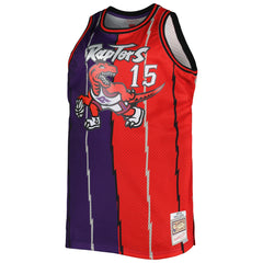 NBA Vince Carter Toronto Raptors Big & Tall Hardwood Classics 1998/99 Split Swingman Jersey