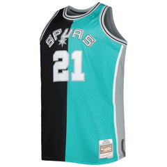 NBA Tim Duncan San Antonio Spurs Big & Tall Hardwood Classics 1998/99 Split Swingman Jersey