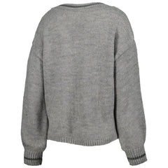 NBA Chicago Bulls Lusso Women's Scarletts Lantern Sleeve Tri-Blend V-Neck Pullover Sweater