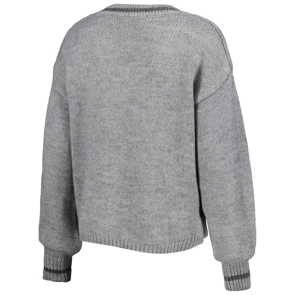 NBA Phoenix Suns Lusso Women's Scarletts Lantern Sleeve Tri-Blend V-Neck Pullover Sweater