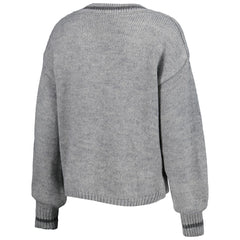 NBA Phoenix Suns Lusso Women's Scarletts Lantern Sleeve Tri-Blend V-Neck Pullover Sweater