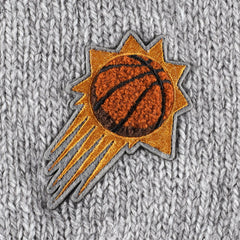 NBA Phoenix Suns Lusso Women's Scarletts Lantern Sleeve Tri-Blend V-Neck Pullover Sweater