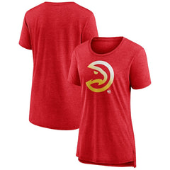 NBA Atlanta Hawks Women's Gradient Logo Tri-Blend T-Shirt