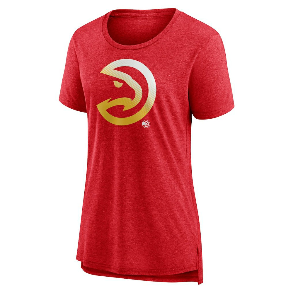 NBA Atlanta Hawks Women's Gradient Logo Tri-Blend T-Shirt