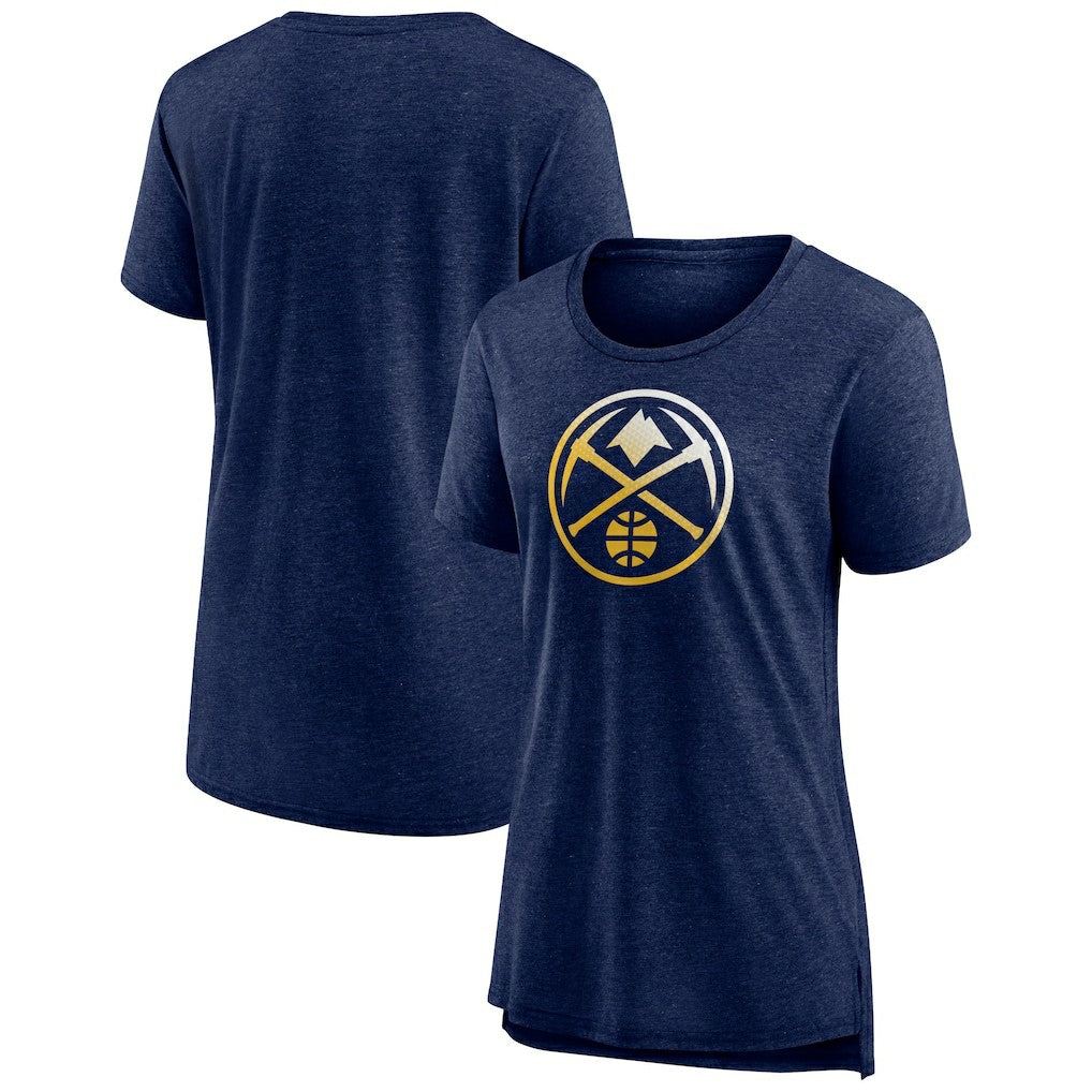 NBA Denver Nuggets Women's Gradient Logo Tri-Blend T-Shirt sale