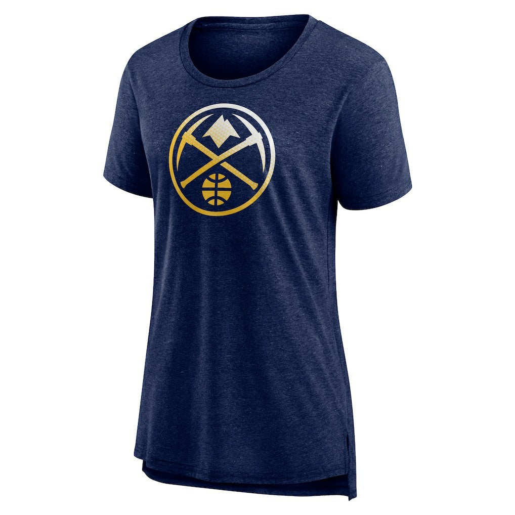NBA Denver Nuggets Women's Gradient Logo Tri-Blend T-Shirt sale