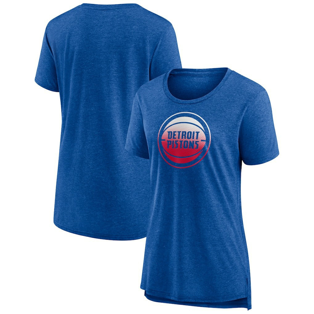 NBA Detroit Pistons Women's Gradient Logo Tri-Blend T-Shirt sale