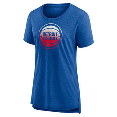 NBA Detroit Pistons Women's Gradient Logo Tri-Blend T-Shirt sale