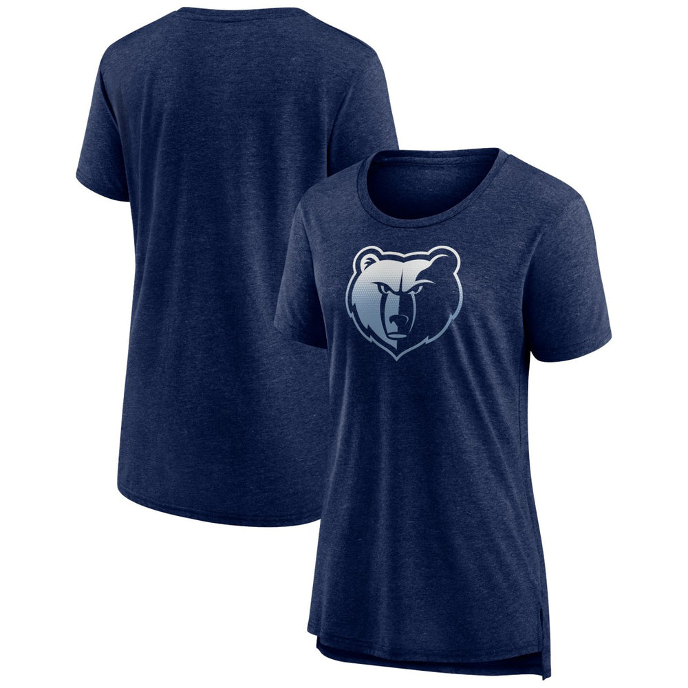 NBA Memphis Grizzlies Women's Gradient Logo Tri-Blend T-Shirt