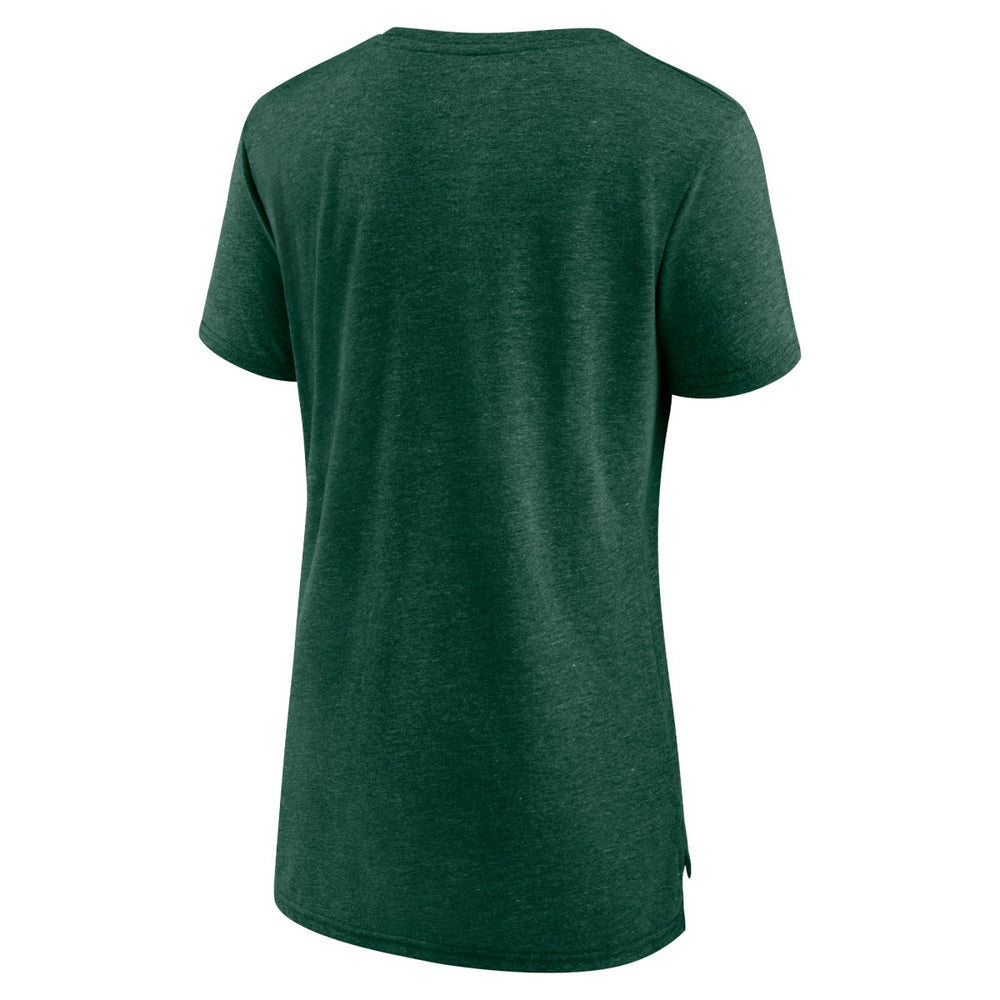 NBA Milwaukee Bucks Women's Gradient Logo Tri-Blend T-Shirt